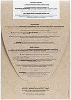 Organic and chemical-free beard dye ingredients label