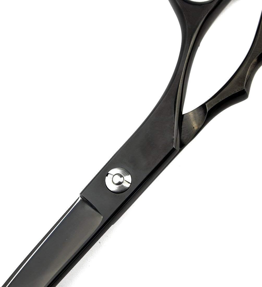 Professional pet grooming thinning scissor detail shot