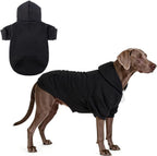 KOOLTAIL Dog Hoodie for Small Medium Large Dogs, Soft and Warm Pet Sweater with Leash Hole and Pocket Boy Girl, Puppy Fall Winter Jacket Clothes, French Pitbull Cold Weather Coat Sweatshirt, Black M - Image 10