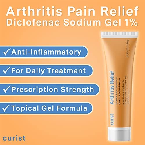 One hundred and fifty gram tube of Curist anti inflammatory joint gel