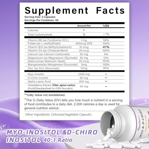 Bebien Fit 2460mg premium hormone balance vegan capsules imported from USA side view
