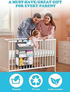 Photoone grey diaper organizer packaging and complete accessory set