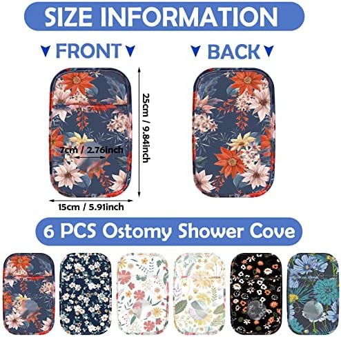Sosation colostomy bag covers with integrated opening for easy emptying and inspection