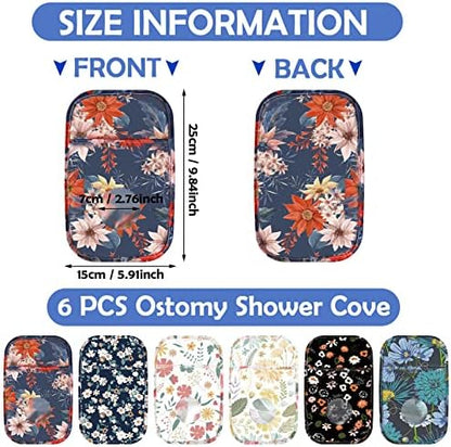 Sosation colostomy bag covers with integrated opening for easy emptying and inspection