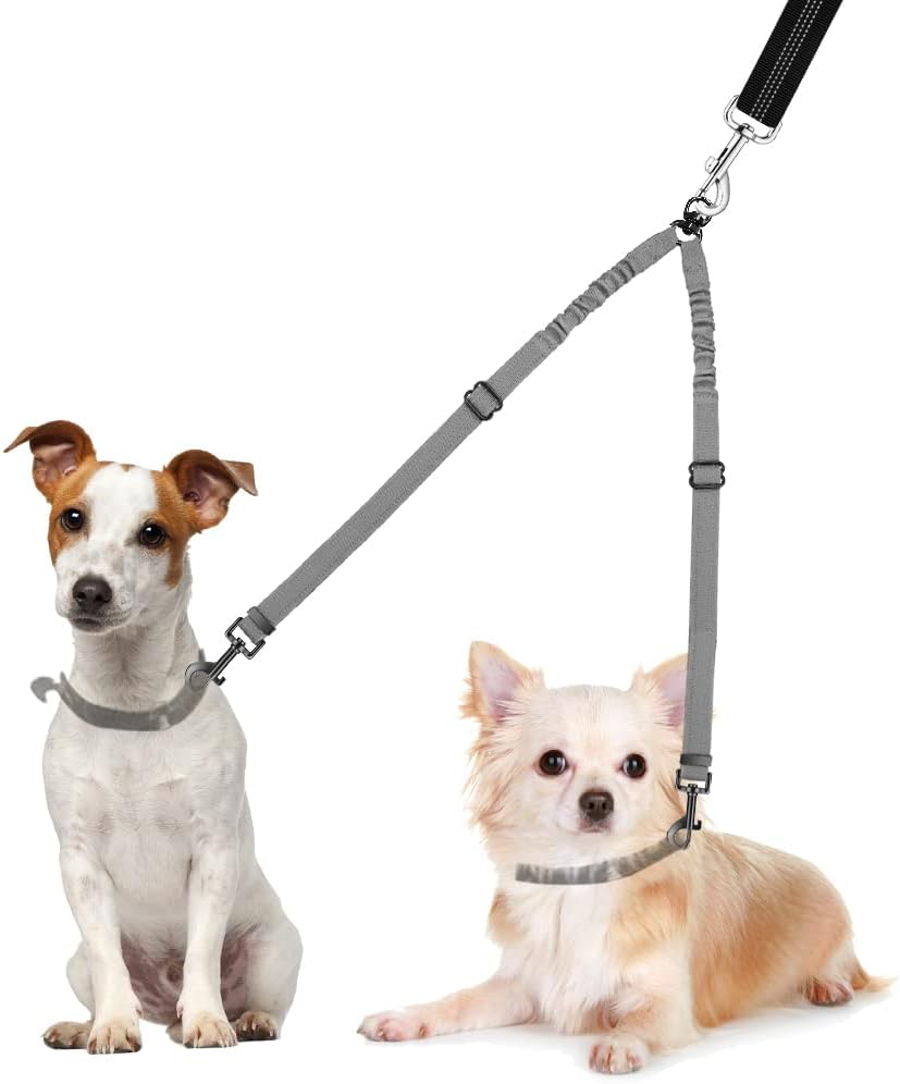 AUTOWT Double Dog Leash, No Tangle 360 degreesSwivel Rotation Reflective Lead Attachment Adjustable Length Dual Two Dogs Lead Splitter, Comfortable Shock Absorbing Walking Training for 2 Dogs - Image 13