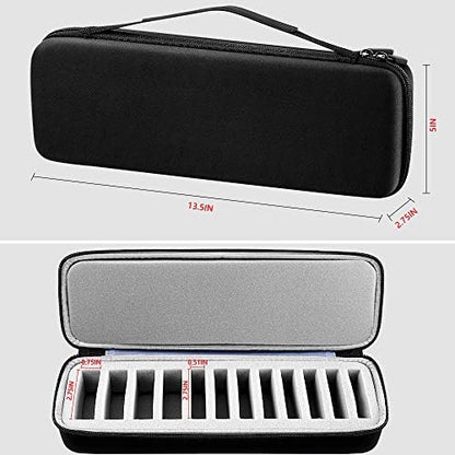 Comecase premium EVA storage case showcasing the smooth double zipper tracking and compact travel profile.
