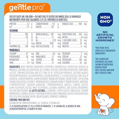 Close up of Good Start Dr. Brown’s Gentle Pro packaging highlighting easy digestion