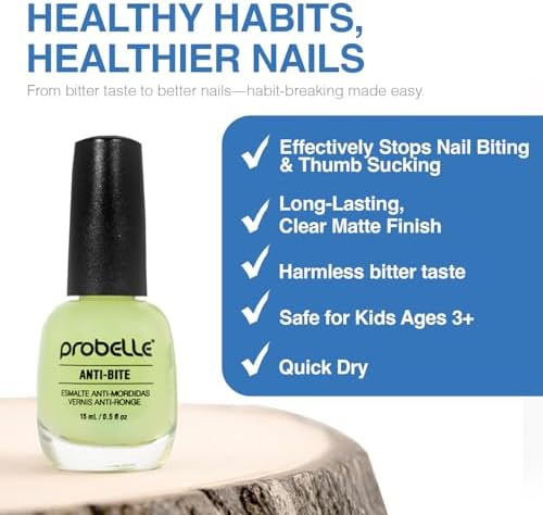 Probelle anti bite 0.5 fluid ounce bottle lifestyle setting