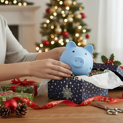 Sbrvaniy toddlers savings box dropping on the floor without any damage to highlight the unbreakable feature.