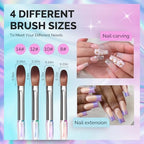 Professional 3D nail carving tool set by MelodySusie.