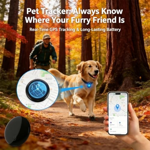 Replaceable battery compartment view of the premium pet locator gadget.