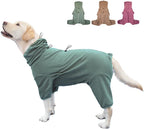 KOOGAL large dog pajamas green color front view