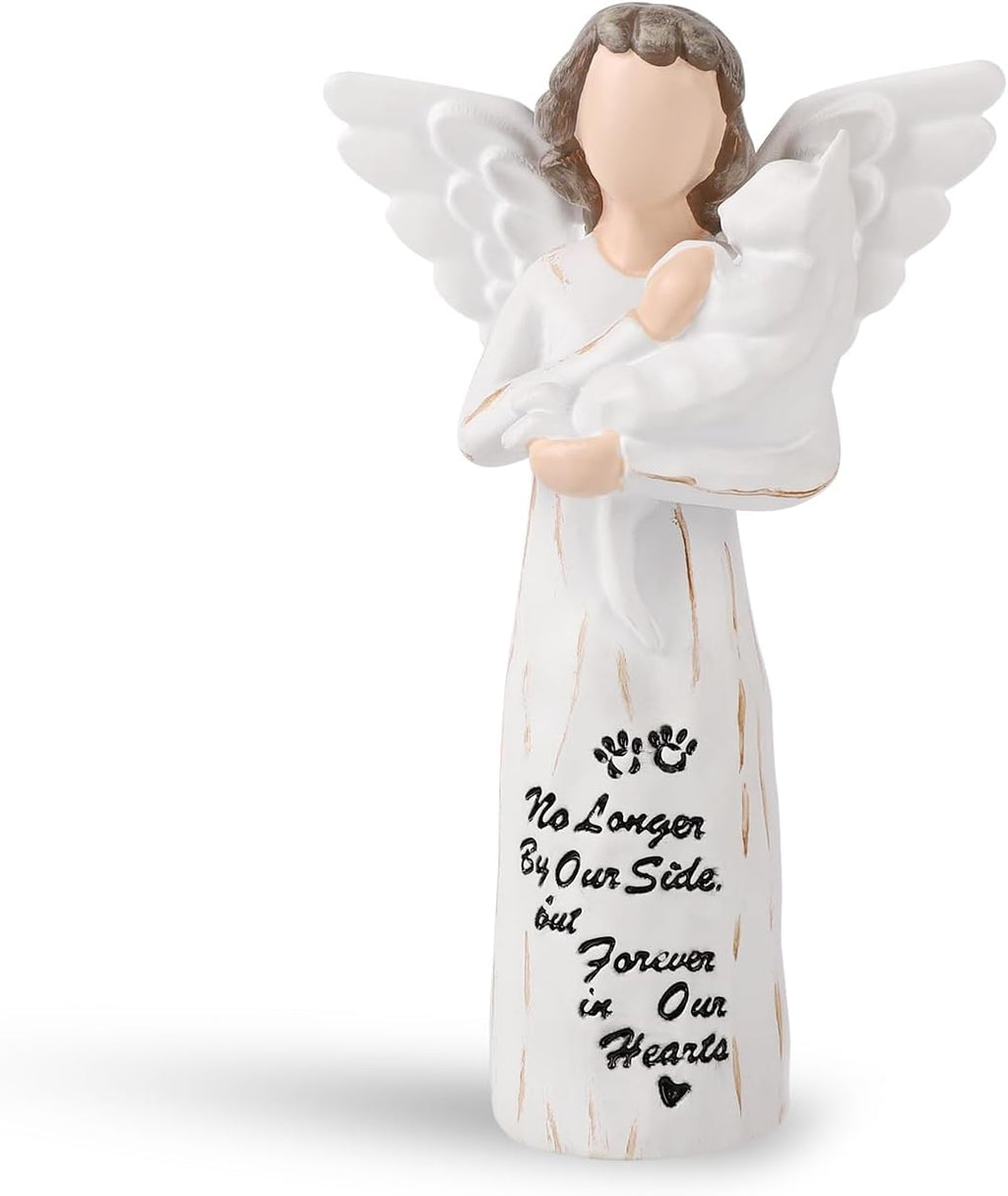 Cat Memorial Angel Figurine Statue for Cat Lovers in Memory of Their Beloved Cat (Black Cat) - Image 13