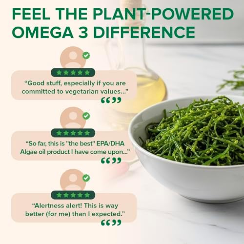 Zenwise Health Vegan Omega 3 nutritional information panel