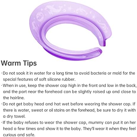 Kair infant bath safety cap in use