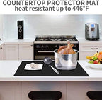 Extra large nonstick silicone pastry mat being used to knead and roll out smooth baking dough