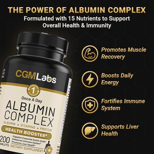 CGM Labs protein supplement ingredient details close up