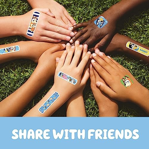 Care Band Bluey character bandages assorted sizes assortment pack