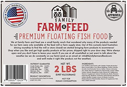 High protein floating fish food pellets close up texture