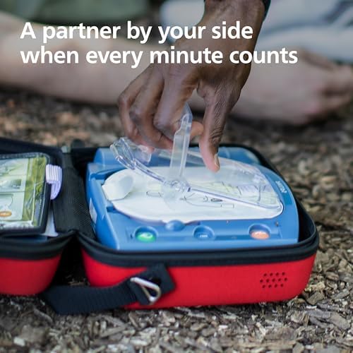 Close up of child pad placement diagrams on Philips SMART pads cartridge.