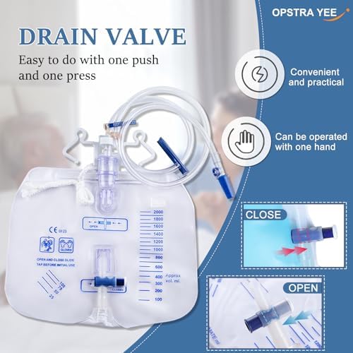 48 inch kink-resistant tubing of medical drainage bag