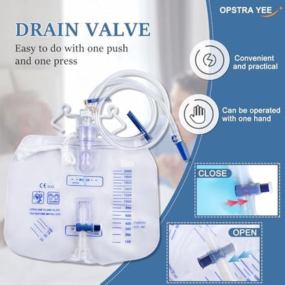48 inch kink-resistant tubing of medical drainage bag