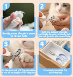 Two piece small animal nail trimmer set imported from USA