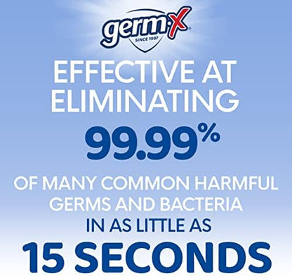 Germ-X Nourish Hand Sanitizer, 2 Fl Oz (Pack of 6), 2-in-1 Moisturizing and Sanitizing Formula with Shea Butter, Vitamin E & Aloe, Non-Greasy, Mini Travel Size for On-The-Go, Fresh Scent - Image 3