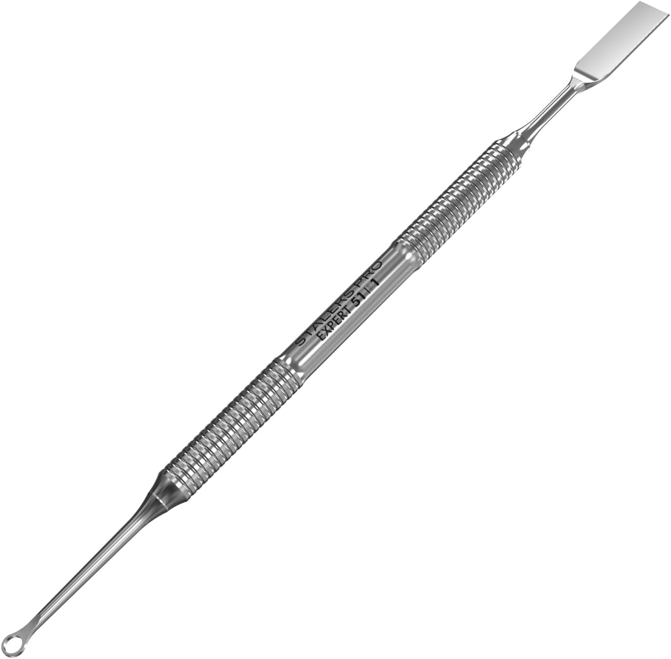 Staleks Pro Expert 51 Type 1 professional cuticle pusher front view