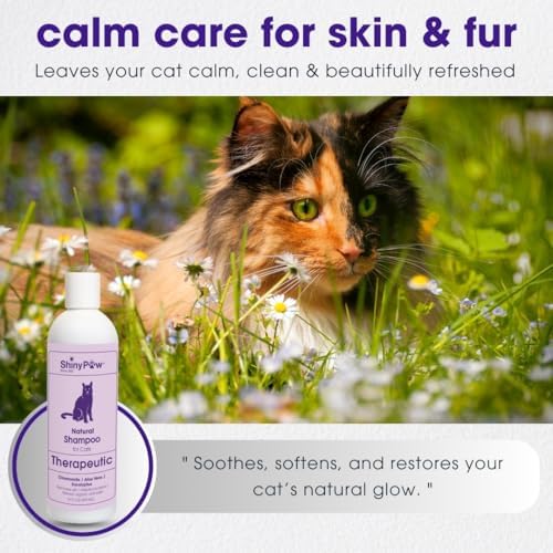 Imported USA cat shampoo for adult and senior felines.