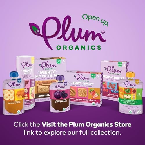 Plum Organics Mighty Builder pouch flavors and chia seed content