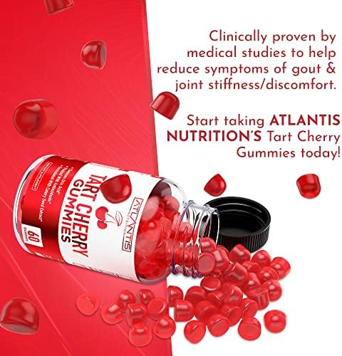 Atlantis Nutrition Tart Cherry Gummies packaging seal and safety cap