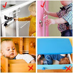 Adhesive strap for toilet seat child safety