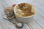 Bowl of prepared onion soup using Mom's Place mix
