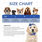 Elastic dog ear protection wrap for thunderstorms