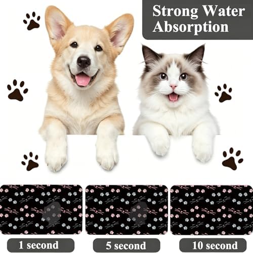 Thmasamwr Pet Feeding Mat non slip waterproof backing