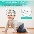 Side profile of Accmor soft cushion baby walking helmet