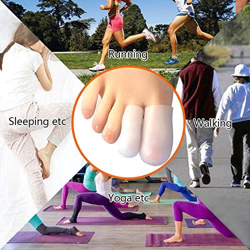 Toe protector cap applied to a big toe inside a running shoe for friction prevention