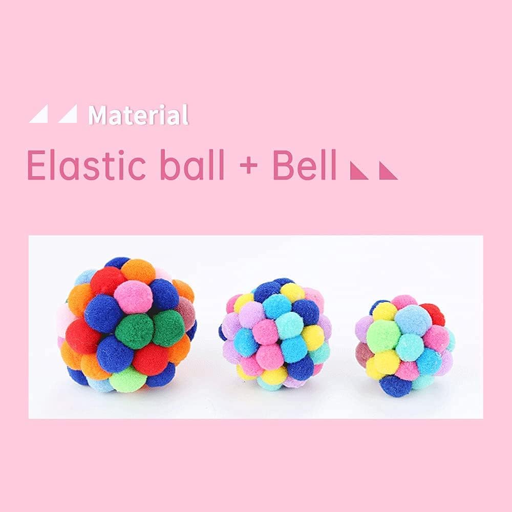 High-frequency jingle bell interior mechanism showcased inside a fuzzy pet toy ball.