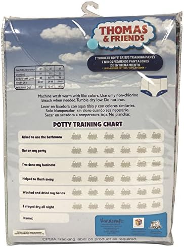 Imported Mattel boys potty training pants with colorful Thomas and Friends reward stickers