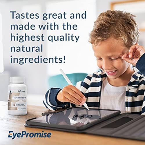 EyePromise Screen Shield Teen chewable supplement label details