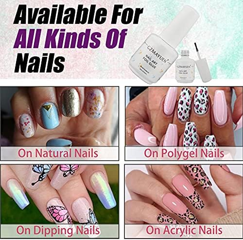 Steps for using Gzmayuen nail transfer foil kit