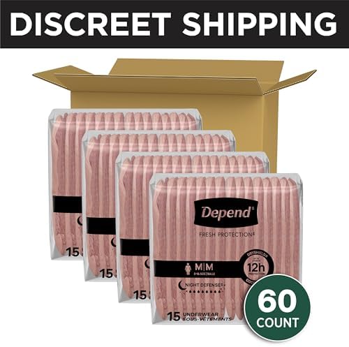 Depend women adult diaper medium size blush sixty count package details