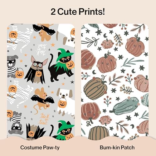 The Honest Company size 3 diapers showing seasonal prints and side wings