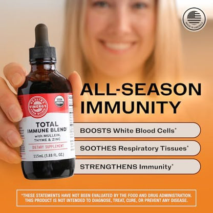 USDA organic zinc and herbal immune support drops by Vimergy