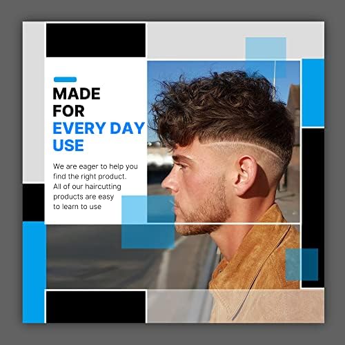 Side view of professional grade oversized hair trimmer attachments for long hair lengths.