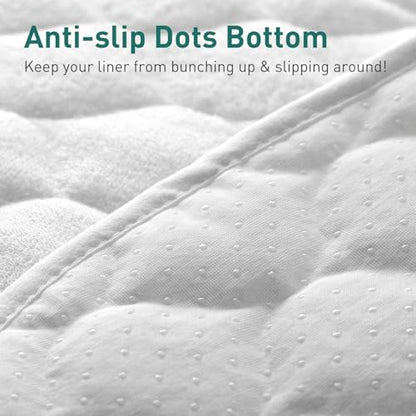Set of three organic cotton baby diaper change mats folded