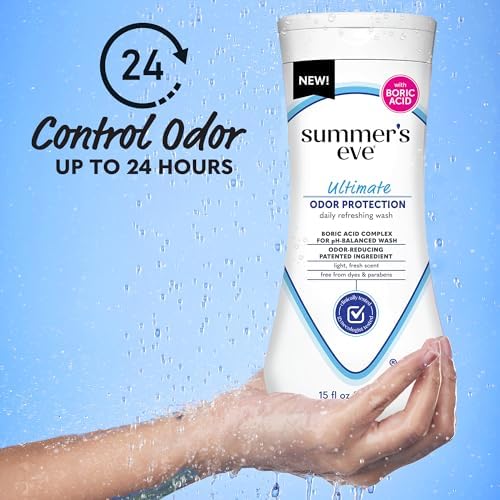 Summer's Eve Boric Acid Complex feminine wash for pH balance and odor control
