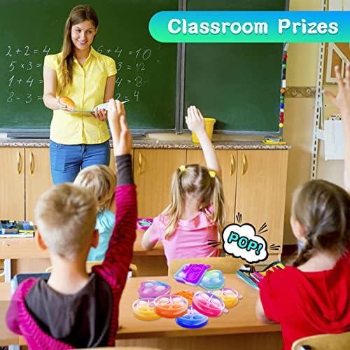 Bulk 60 piece fidget toy set for classroom prizes