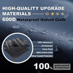 Seal Bailey waterproof feline habitat shield demonstrating intense water bead resistance during a heavy monsoon rain simulation